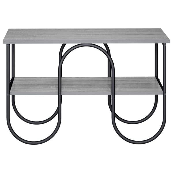 TV-benk 80 x 40 x 50 cm Grå Sonoma konstruert tre