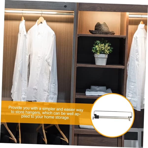 Extendable Clothes Rail - 40 cm - Adjustable Clothes Rail - Adjustable Rod - Wardrobe Rod - Extendable Adjustable Clothes Rail ...