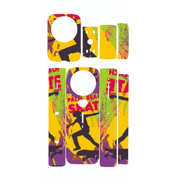 Colorful Protective Sticker Compatible with Insta360 X5 - Full Protection, Personalized Style and Scratch Protection