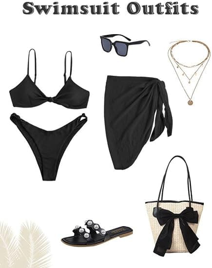 Kvinder Gaze Kjole Strand Wrap Gennemsigtig Bikini Wrap Chiffon Wrap Velegnet til Badetøj