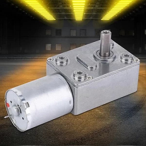 (pow yeah!) Micro DC-motor med hastighetsreduktion, stor torsionsmaskväxelmotor 24V (150 varv/min)