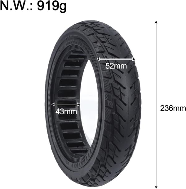 250 54 Terrängdäck Passar 10 2 125 Och F20F25F30F40 Solid Elektrisk Ger Pålitlig Punkteringsfri