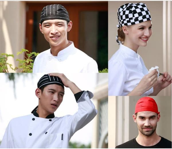 Mode kokkehue kraniebånd turban til mænd kvinder sort