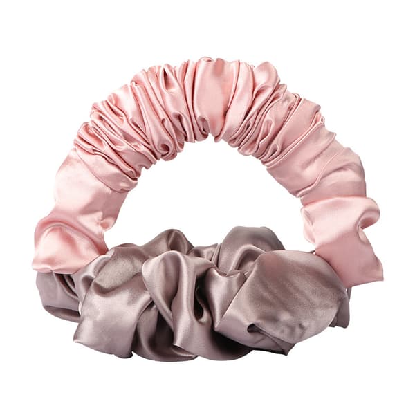 Hårbånd for å krølle håret rosa/brunt