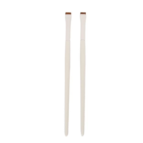 2pcs Fine Angled Eyeliner Brushes Ultra Thin Slanted Flat Angle Makeup Brushes for Eye Makeup