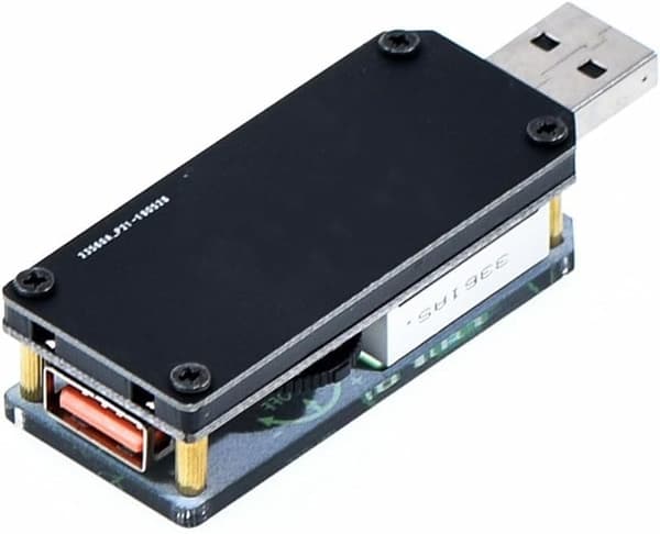 USB blæserhastighedstimer DC-motorer blød start og 5V controller LED-dæmpningsmodul justerbar spændingsregulator til 4,0-12V med digitalt display, sort