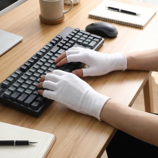 3 par fingerløse handsker, bløde bomuldshandsker, hvide, UV-handsker, negle, stofhandsker til eksem, søvn, om natten, lotion og spa-behandling