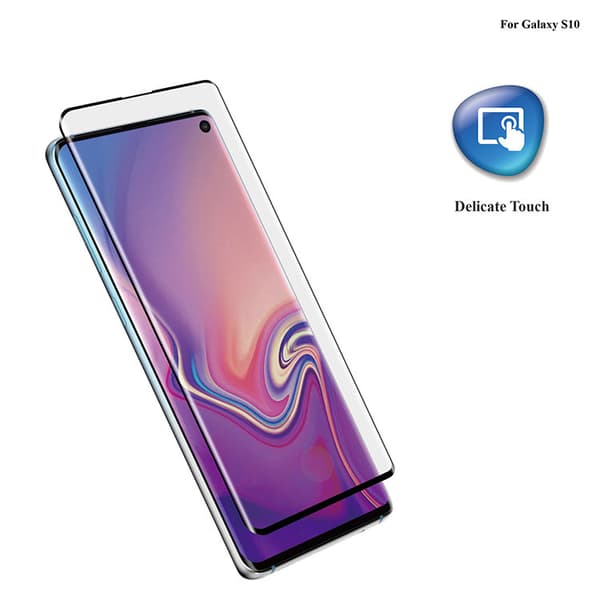 Näytönsuoja Samsung Galaxy S10 Karkaistu lasi Läpinäkyvä