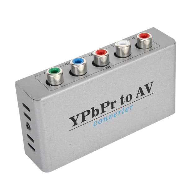YPbPr til AV-omformer 1080P60 YPbPr videoopptak YPbPr til CVBS komponentvideoomformeradapter med L/R-lyd