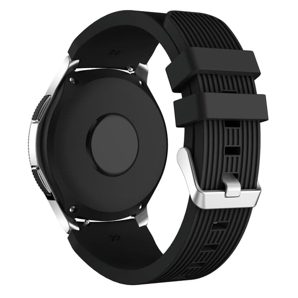 Silikone armbånd til Samsung Galaxy Watch 46mm Armbånd Sort