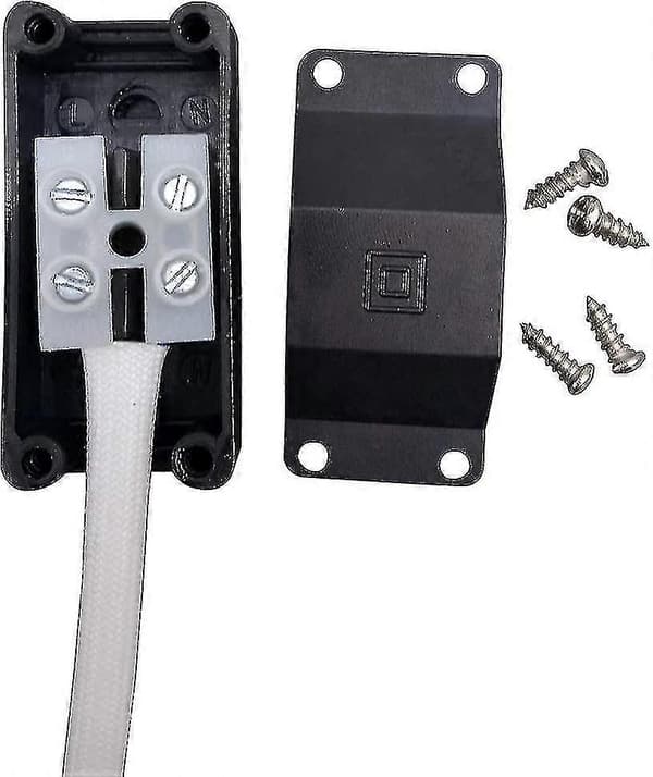 GU10 Lamp Holder 6-pack with Ceramic Base, Terminal Block and Insulation Sleeve for LED Halogen Lamps