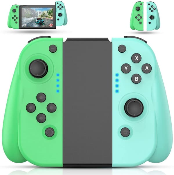 Trådløs L/R Joypad-kontroller kompatibel med Nintendo Switch/S