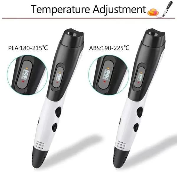 3D Pen Set with LCD Screen + 12 Colors Filament, Creative DIY Gift for Beginners, Complete 3D Drawing Kit, Christmas Gift [Ho]