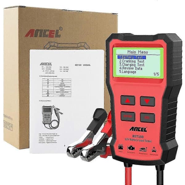 Ancel BST100 12V Bilbatteritestare 220Ah Laddningsanalysator-X46-