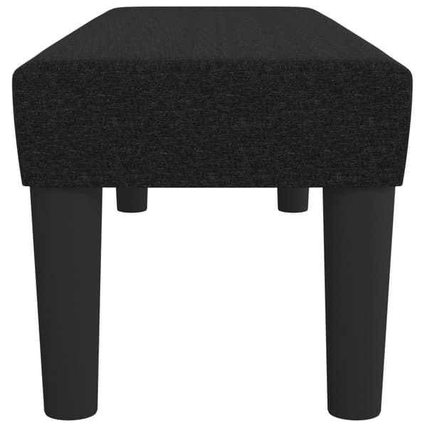 vidaXL Benk svart 100x30x30 cm stoff art