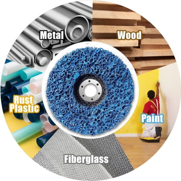 x 125 x 22 mm Cleaning Discs, Grinding Disc Abrasive Discs for Surface Treatment Paint Grinding Disc-FM-
