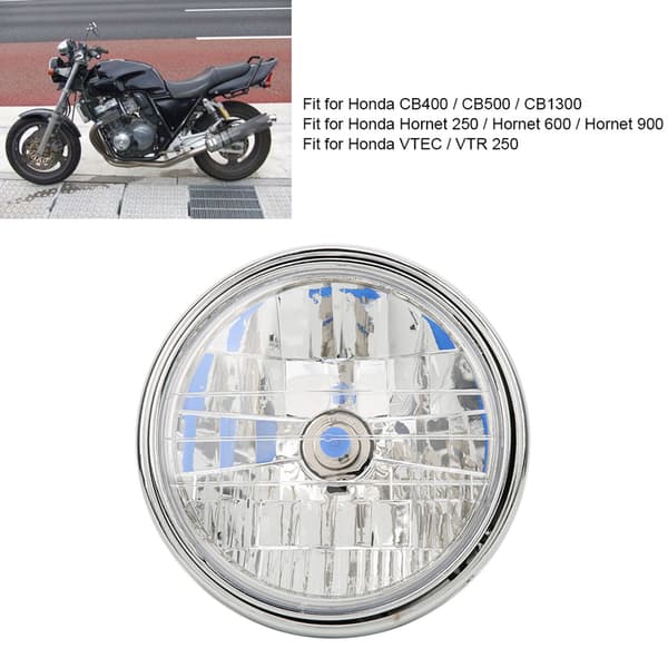 Retro Motorcykel Forlygte Kompatibel med CB400 Hornet 250 VTEC