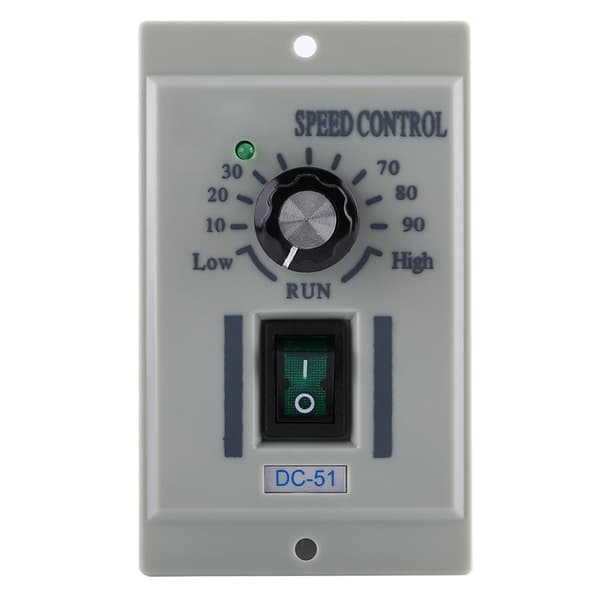 Justerbar DC-motorhastighetsregulator 24V til 90V inngang AC 110V