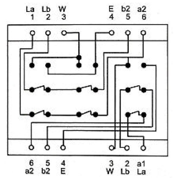 3x TAE-NFF flush-mounted box Vit