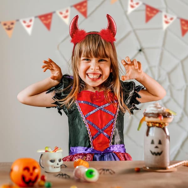2 stk Halloween skridsikre hårklemmer hårspænder til Hallowe