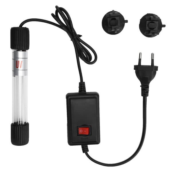 UV Sterilizer for Aquarium Water Cleaning Eliminate Algae Clean Your Tank EU Plug 220V 11W
