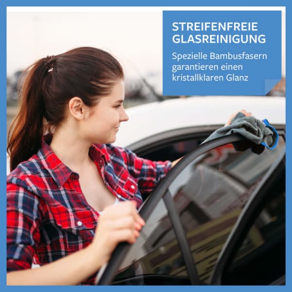 5x Professionella mikrofiberfönsterdukar 400 g/m2 - strimfria cl