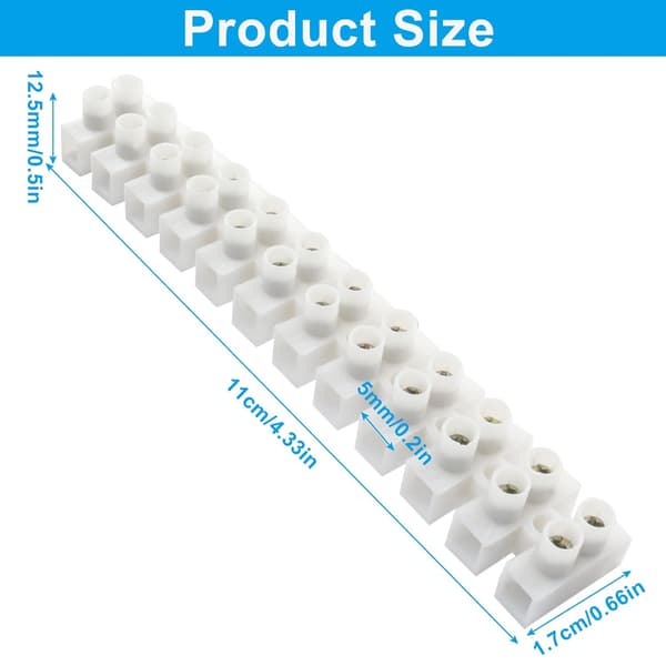 10 stycken kopplingsplint vit number_of_items