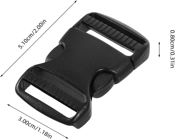 10 Sets Adjustable Small Quick Release Buckles, Strap Buckles, Replacements