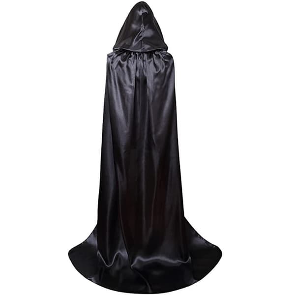 Unisex Hætteklædt Kappe i Fuld Længde Lang Fløjlskappe Cosplay Co