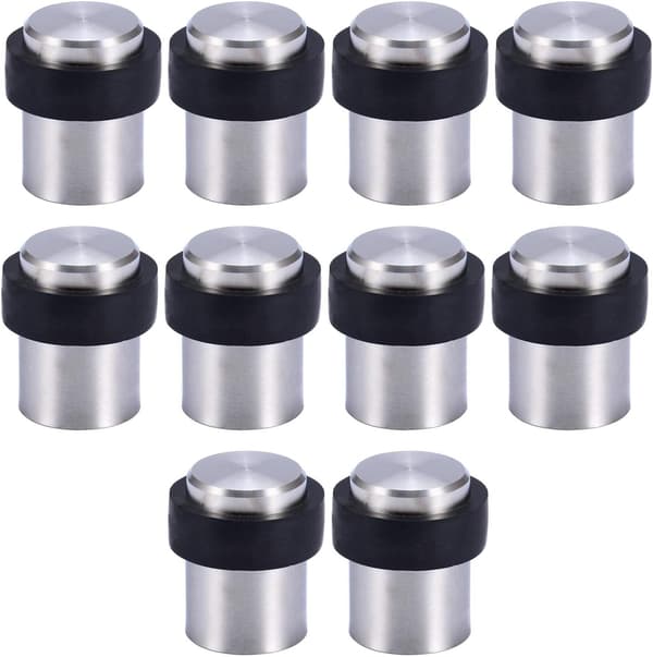 10 x 4,5 cm gulv dørstopper i rustfrit stål dørstopper dørstopper