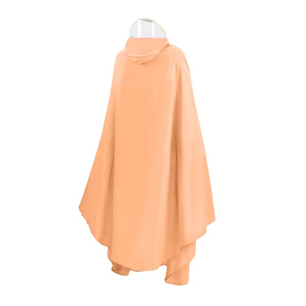 Elbatteri Cykel Regnjacka Lång Helkropps Återanvändbar Cykelponcho 3XL Orange