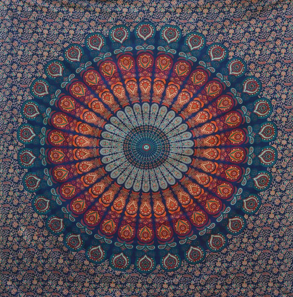 Present Gobelänger Hippie Mandala Bohemisk Psykedelisk