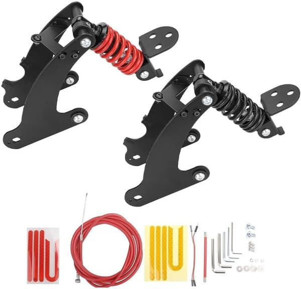 Effektivt design scooter bagstøddæmper (Xiaomi M365 Pro/Pro2) Pro/Pro2 Støddæmper kompatibel med alle linjevarianter til (sort sort) Black for Pro/Pro2