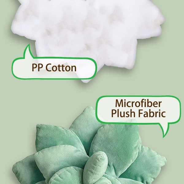 3D Succulent Pillow-Plant Pillows Cute Cactus Succulents for