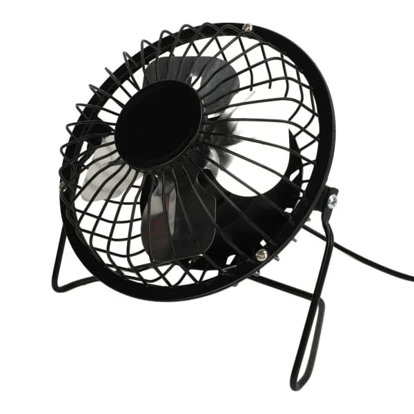 【PP】Soldrevet ventilator 5W USB 360 graders justerbart solpanel drivhusventilator til udendørs hønsehus hundehus