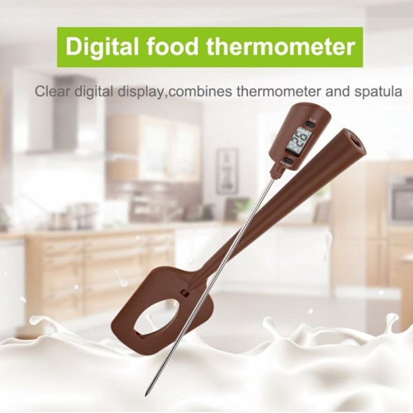 Spateltermometer - Syltetøytermometre med transparent digital D