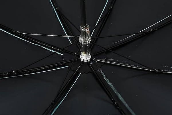 Broderet blonde dobbelt lag anti-UV parasol solbeskyttelse regn- og snefaldbart paraply til kvinder