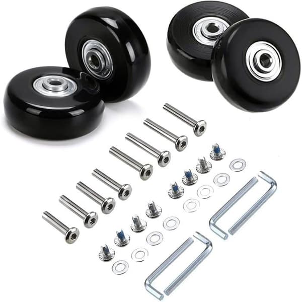 Wheels - Universal - 50mm - Rubber - Swivel Wheels - 2-pack