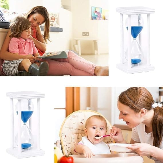 Timeglas 30/60 minutter Træ Sand Timeglas Ur til Kreativ G 60 minutter Blå Sand 60 Blå 60 minutter blå sand 60 minutes blue sand