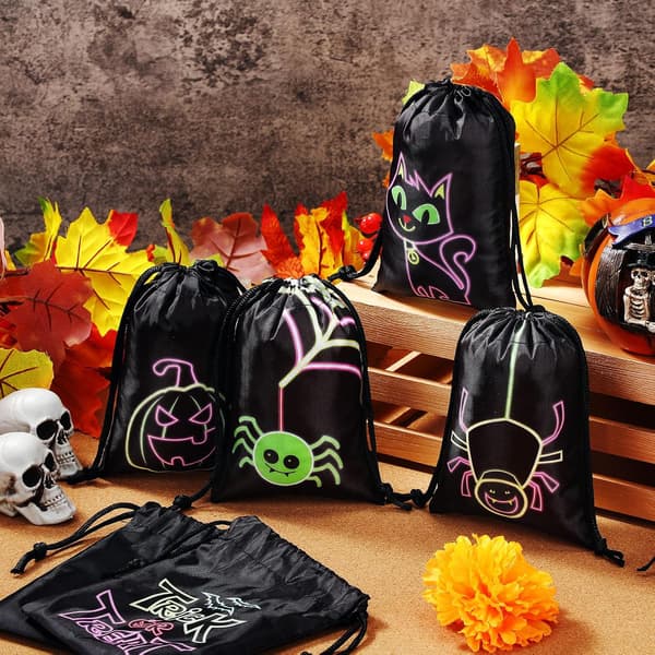 24 st Halloween-dragskoväskor Spökfestpåse size_name 1.57 Inch