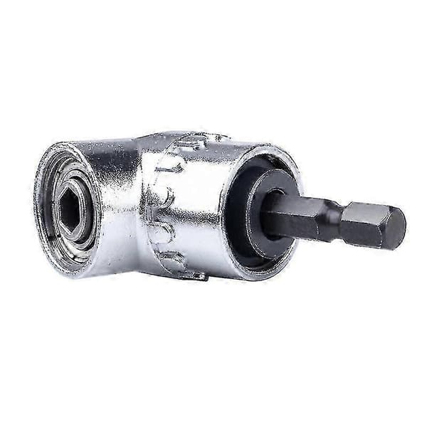 105 Graders Vinkel Skruetrækker Socket Adapter Justerbar 1/4 tomme Hex Bit