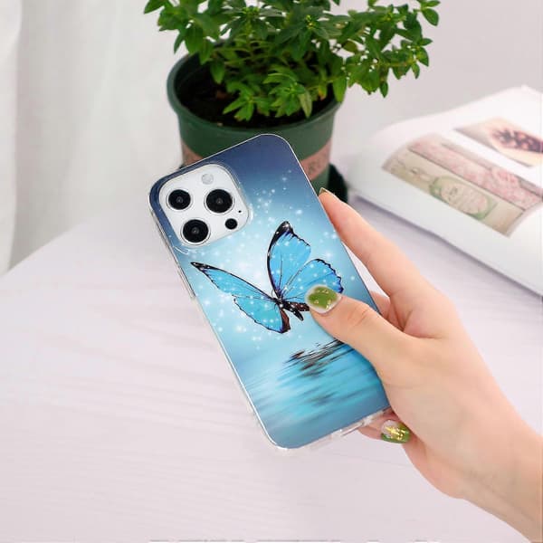 Selvlysende TPU-deksel for iPhone 13 Pro Max