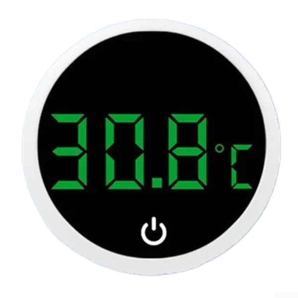 Akvarium Termometer Høy Presisjon Sensor Montering Nøyaktige Avlesninger for Ekstern Bruk i Celsius (hvit) hvit white