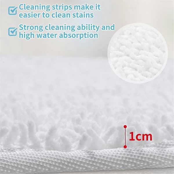 Erstatningsmoppputer for dampmopp, kompatible med PureSteam ThermaPro 211 10-i-1 dampmopprenser 8-pakning