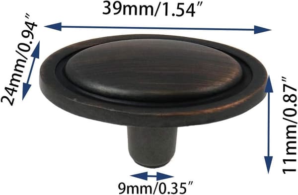 Ovalformade byråknoppar 10 st