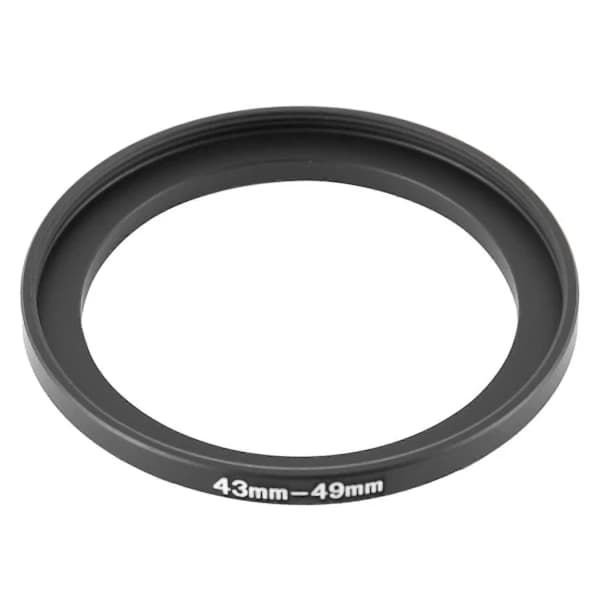 (pow yeah!) 43mm til 49mm Metal Step Up Filterring Adapter til Kamera