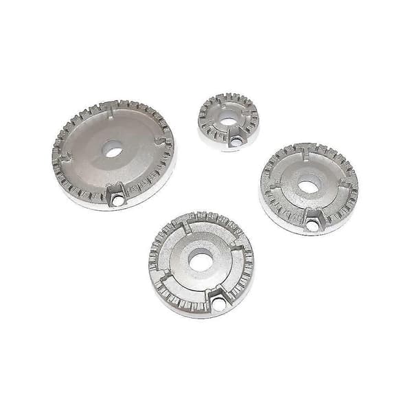 Universal kogeplade komfur gasbrænder base og låg sæt 4 dele 55mm 75mm 100mm bedste gave