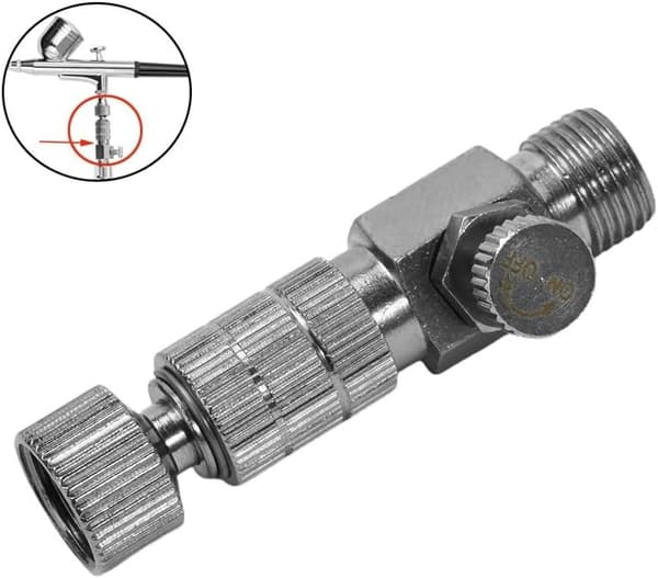 Sprøjtemaling Airbrush Adapter Hurtig Afbrydelse Slangekobling Effektiv Forbindelse med Kobling til
