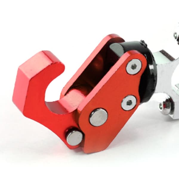 Heavy Duty Foldable Hook Motorcycle Scooter Bicycle Aluminum Alloy Storage Red
