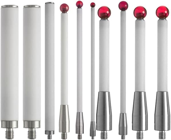High Thread Robust Ceramic Design and Ru By Head (A-5003-0233) Performance CMM Stylus with Reliable Ball Technology A-5003-0233